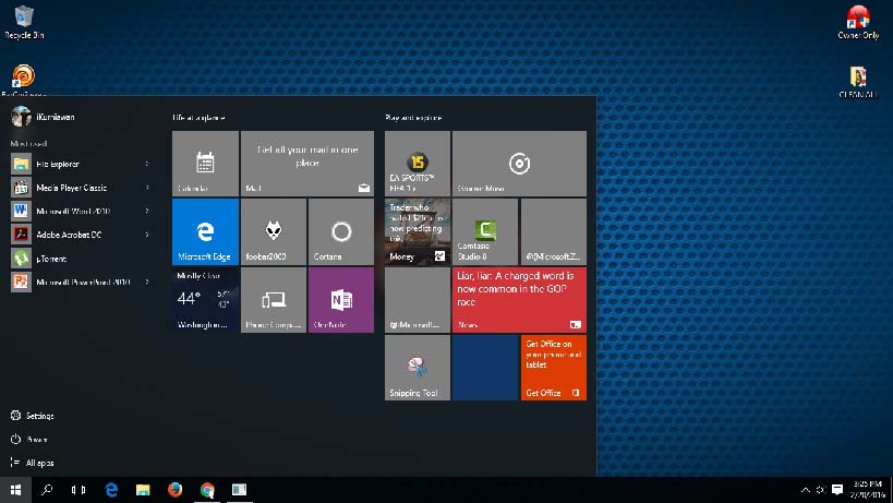 Menu Start Windows Tidak Bisa Diklik
