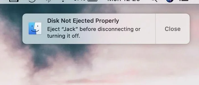 Fix Disk Not Ejected Properly