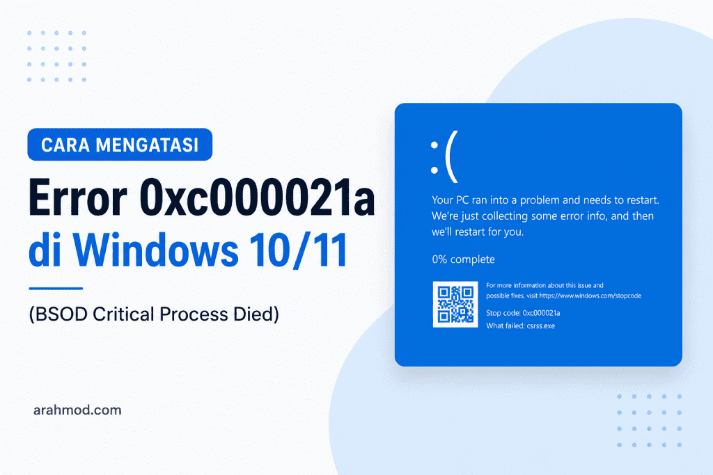 error 0xc000021a arahmod