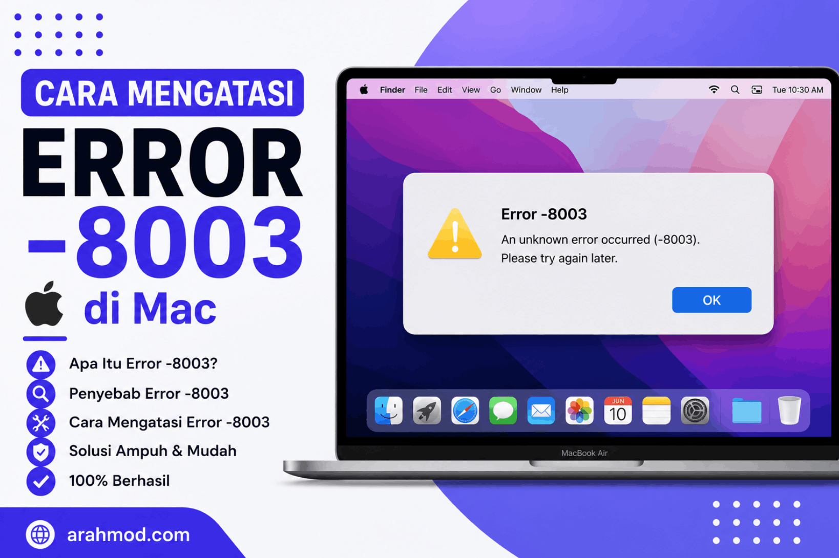 Cara Mengatasi Error -8003 di Mac Saat Mengosongkan Trash