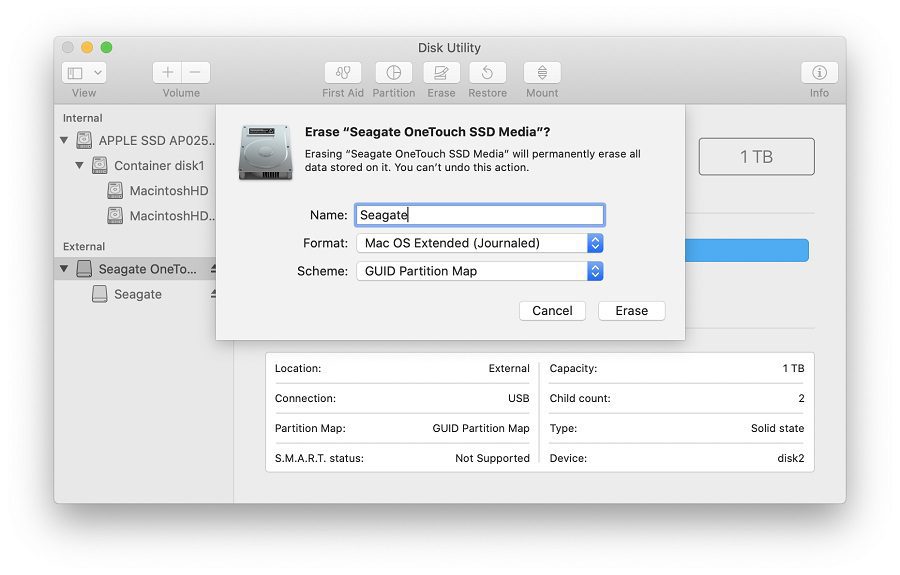 mac os extended (Source: seagate)