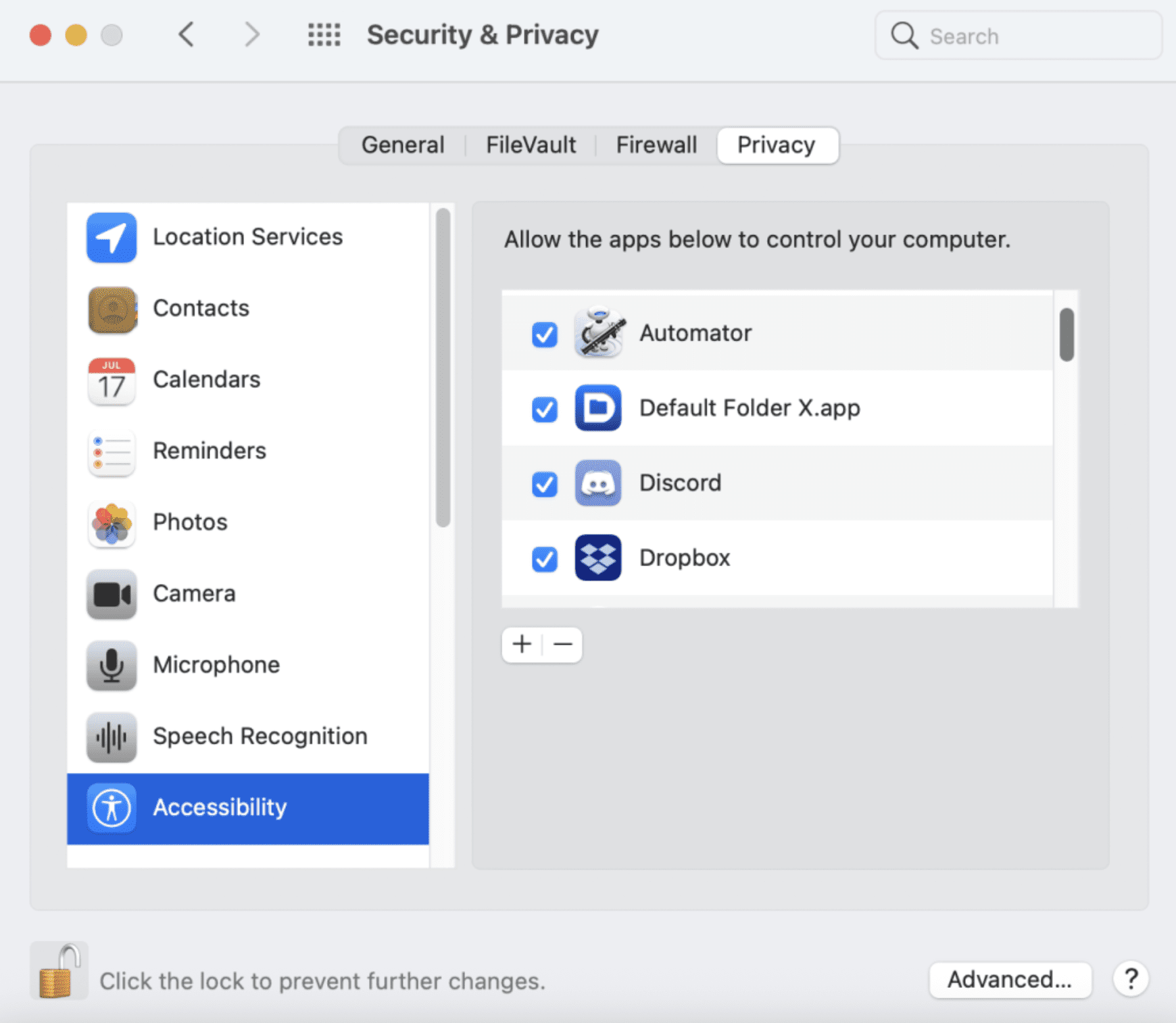 Accessibility mac